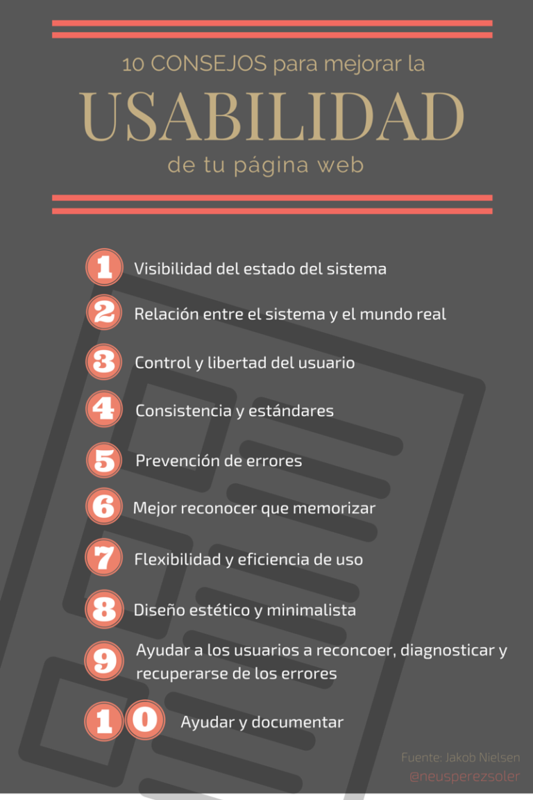 10 consejos para mejorar la usabilidad de tu página web