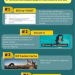 Infografia - 5 plugins de WordPress Imprescindibles para SEO #infografia #infographic #seo - TICs y Formación