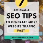 Infografia - 7 Ways To Improve Your SEO & Increase Your Organic Traffic In 2020