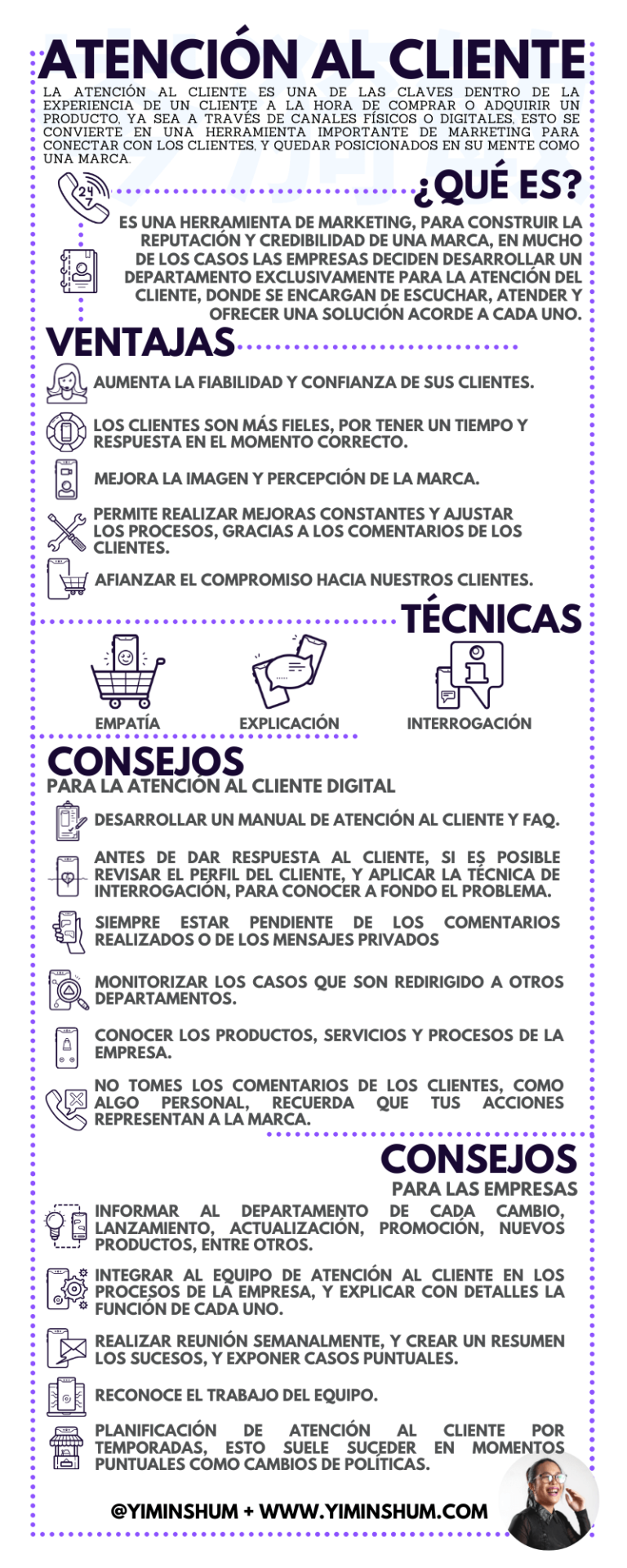 Atención al cliente #infografia #infographic #marketing