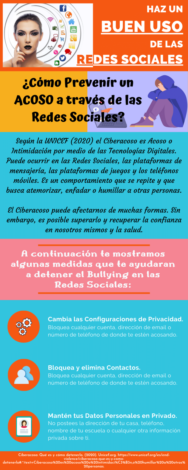 Infografia - Haz un Buen Uso de las Redes Sociales