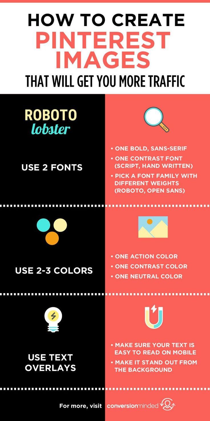 Infografia - How to create pinterest images