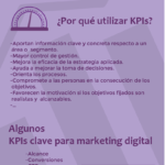 Infografia - KPIs y Marketing Digital #infografia #infographic #marketing - TICs y Formación