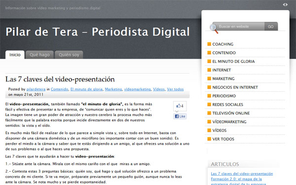 Pilar De Tera Periodismo Digital Web Blog