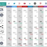 Infografia - Social Media Dashboard - Free Excel Template to report social media metrics
