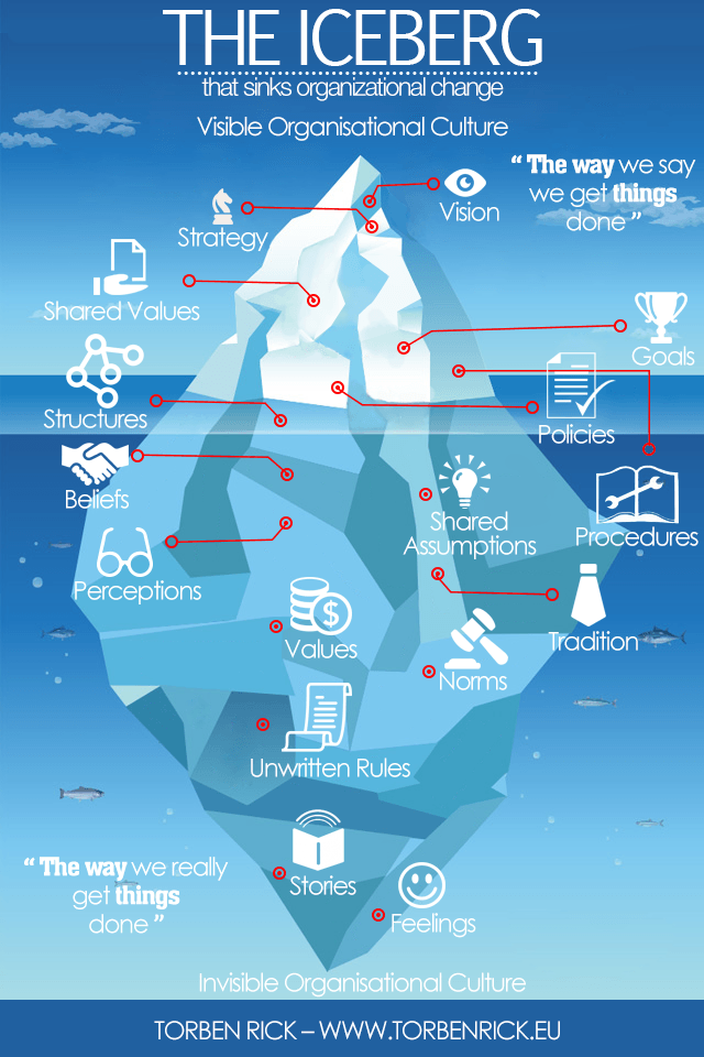Infografia - The organizational culture aquarium