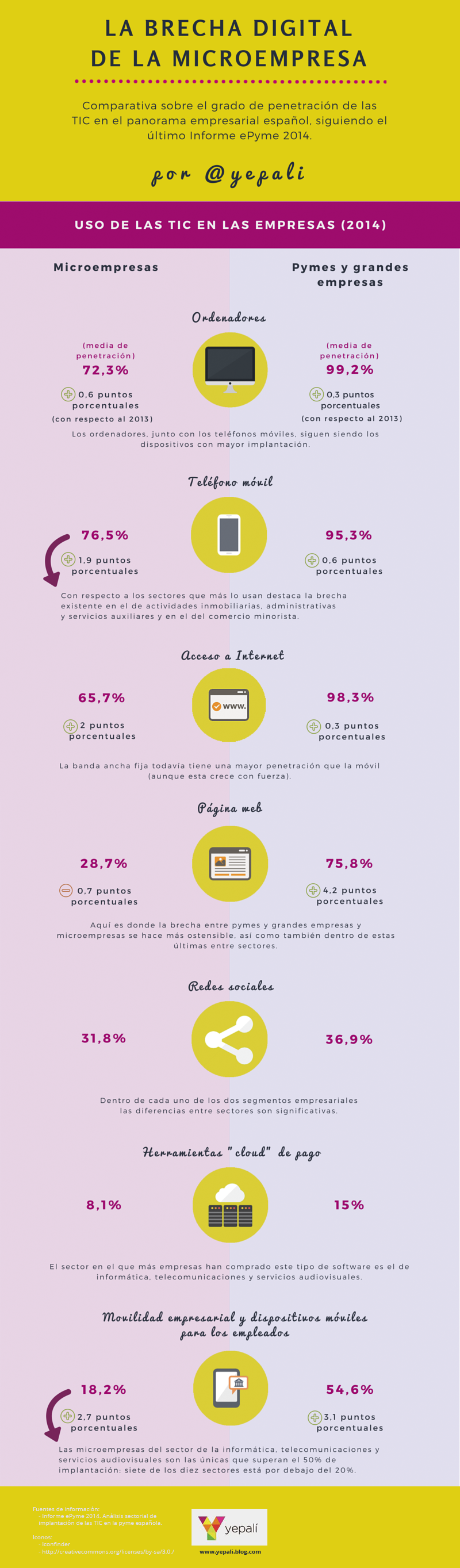 Brecha Digital Microempresa - Infografia